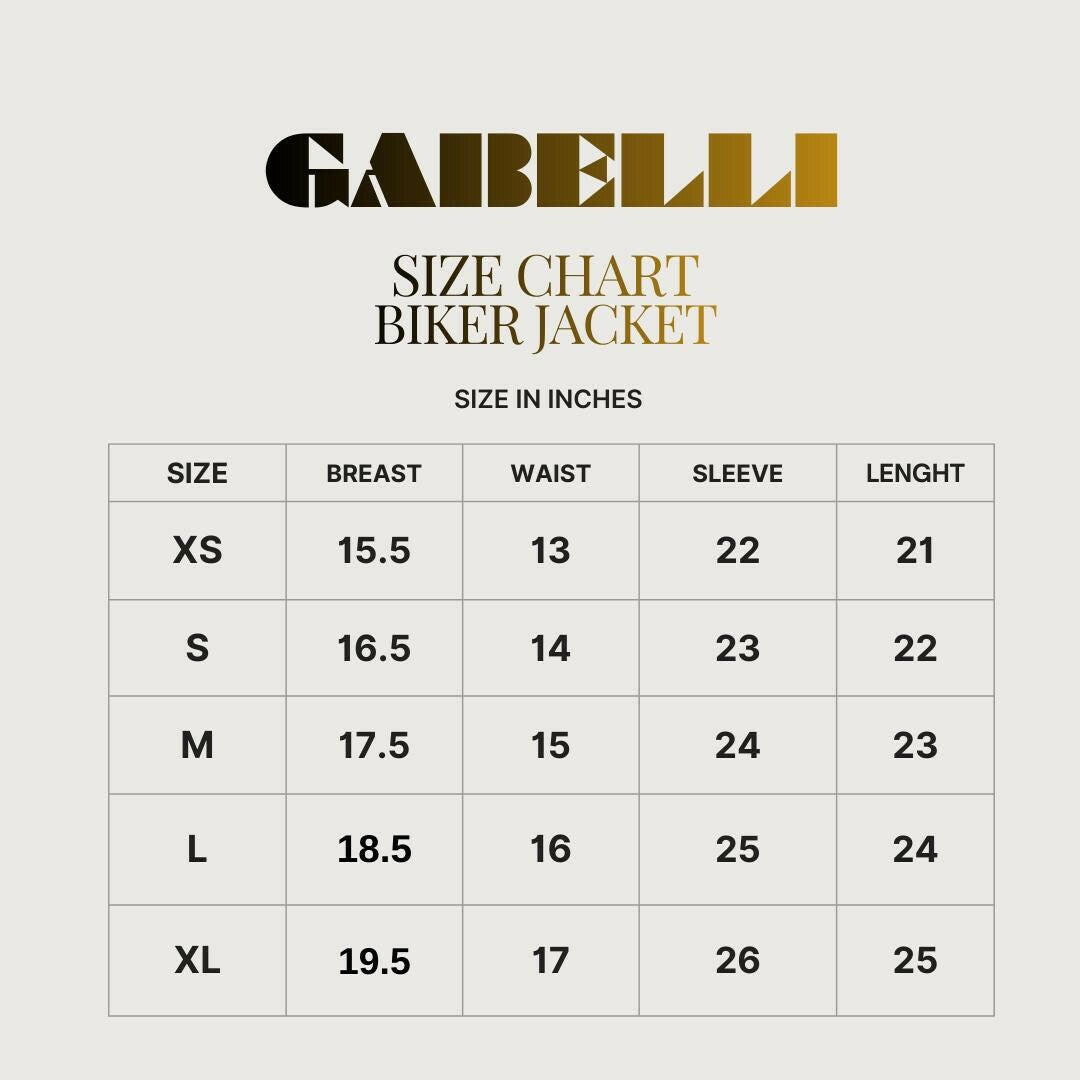 Fitted Biker Leather Jacket