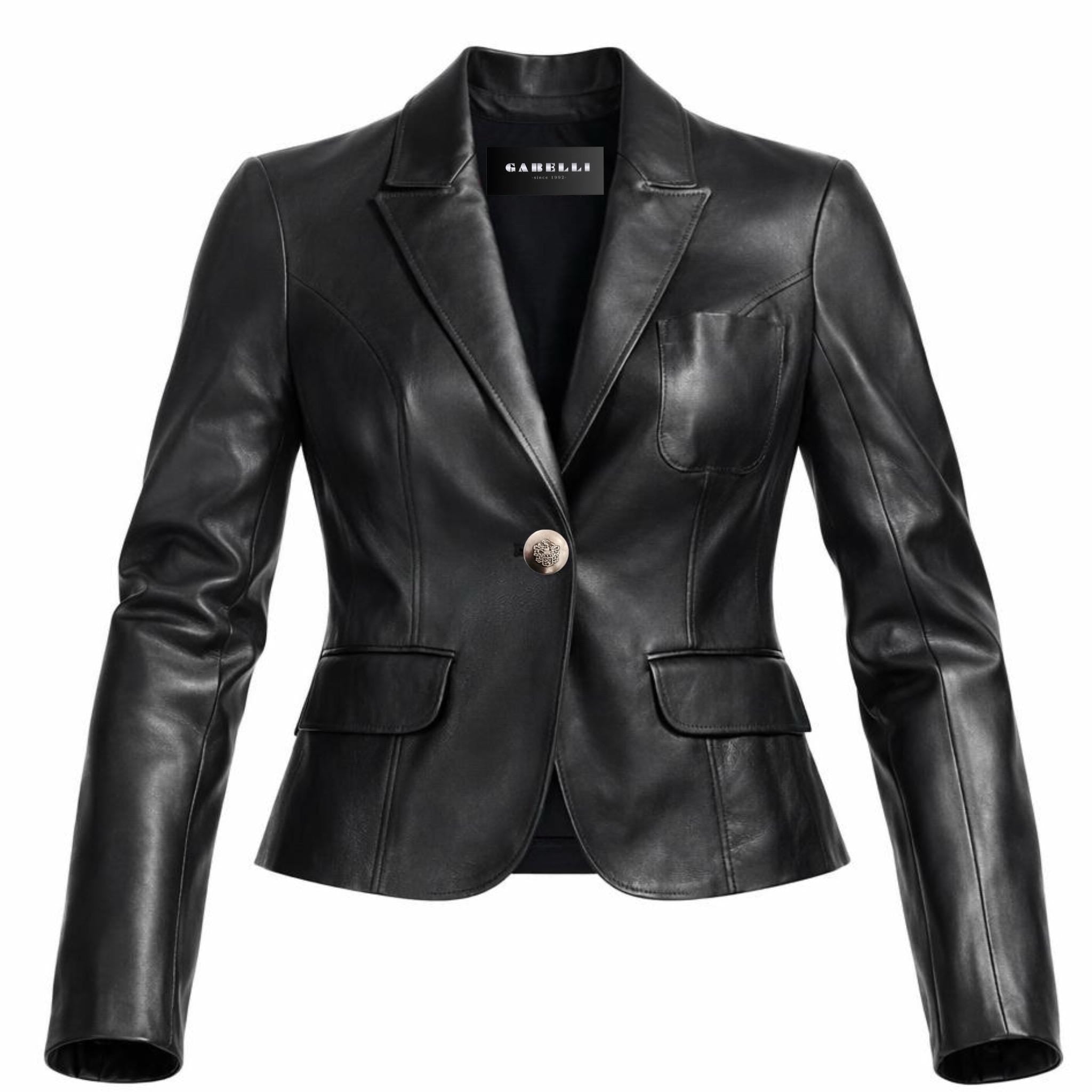 Luxury Short Leather Jacket
