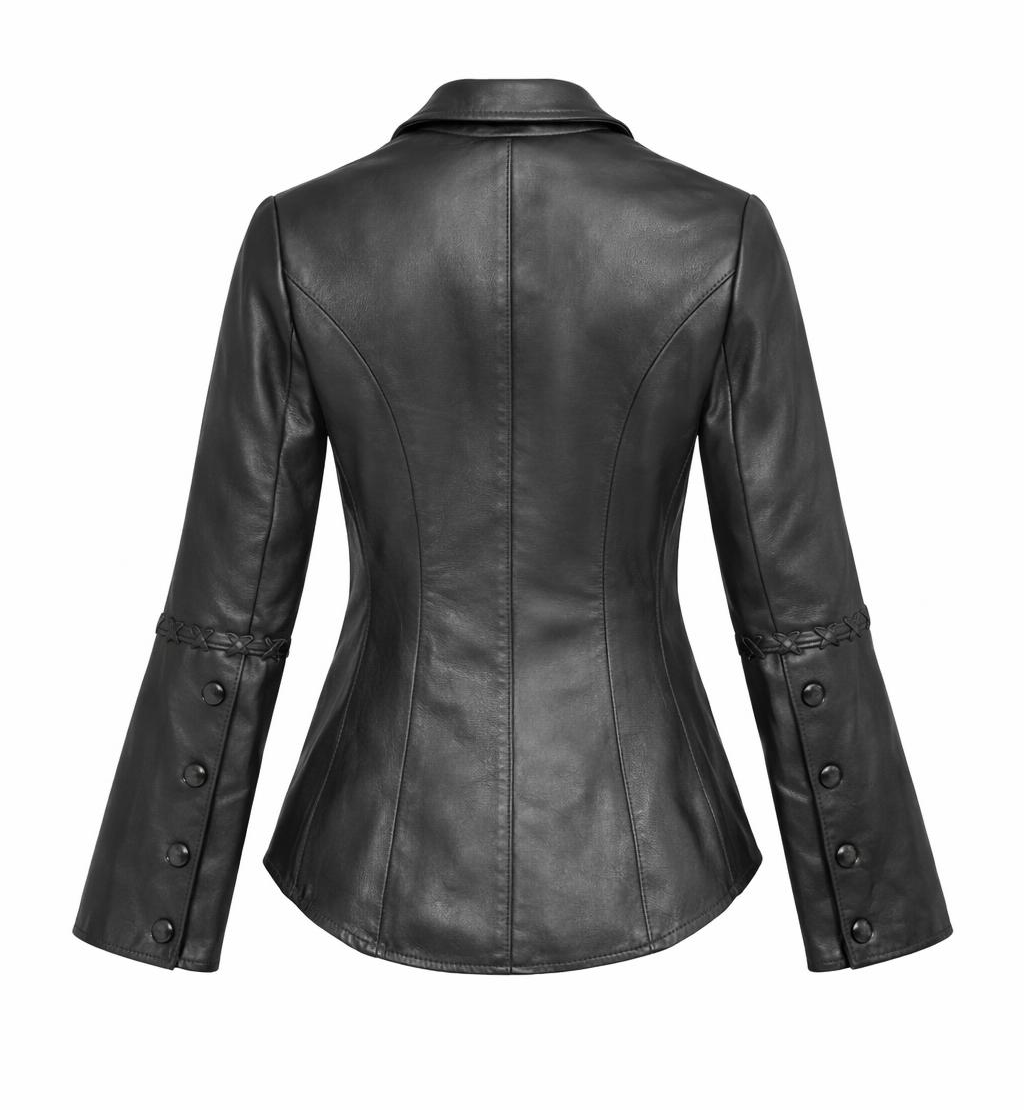 Vintage Leather fitted shirt by GabelliDesign