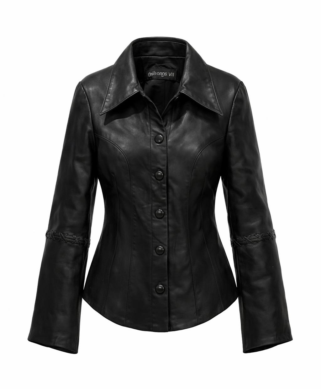 Vintage Leather fitted shirt by GabelliDesign